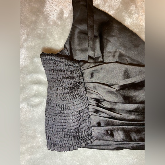 Zara NWT satin woman crop top Size Small - Picture 4 of 13